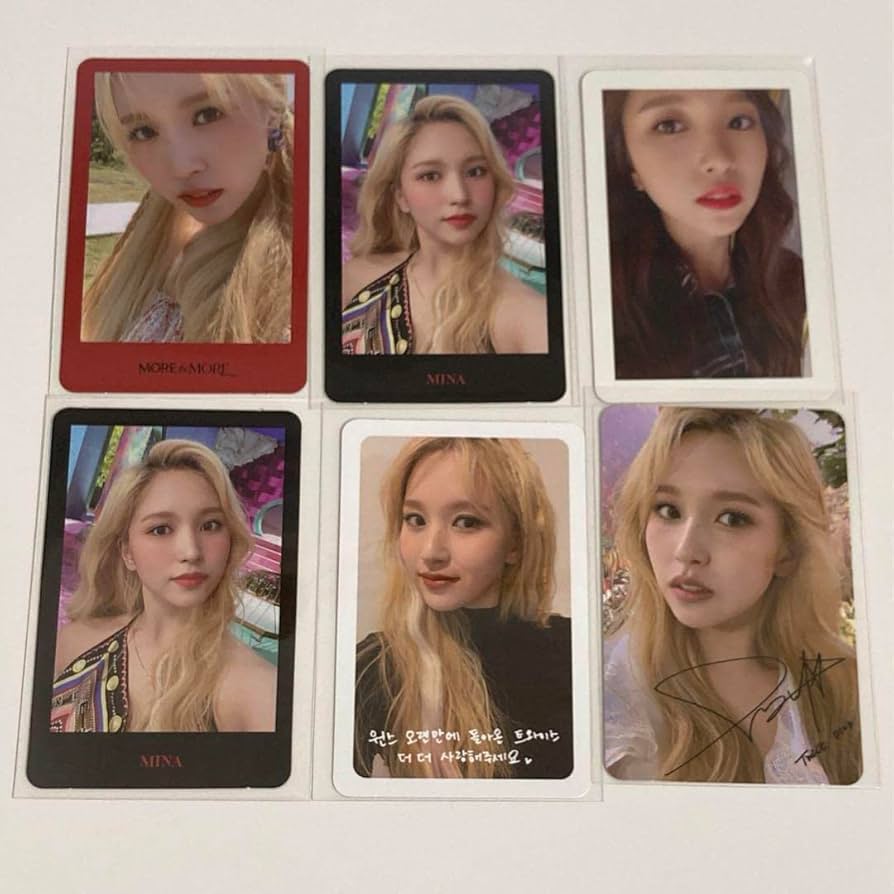TWICE ミナレア トレカ2枚セット TWICE MINA MORE&MORE トレカ 2枚セット - メルカリ